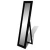 vidaXL Mirrors Black Glass