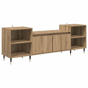 vidaXL TV Cabinet Artisan Oak 160 x 35 x 55 cm Engineered Wood