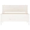 vidaXL Planter White 110x84x75 cm Solid Wood Pine
