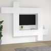 vidaXL 9 Piece TV Cabinet Set White Engineered Wood