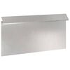 vidaXL Snail Fence 50 x 3.5 x 25 cm Stainless Steel Silver