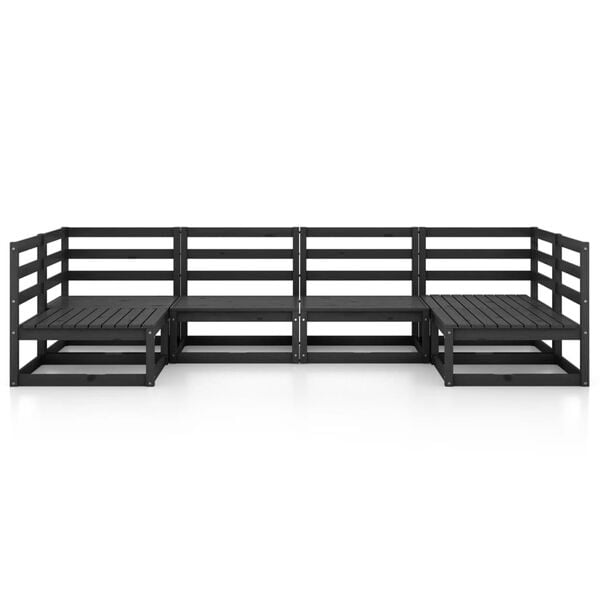 vidaXL 6 Piece Garden Lounge Set Solid Pinewood