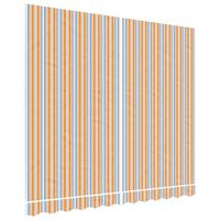 vidaXL Replacement Fabric for Awning Multicolour Stripe 3x2.5 m