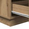vidaXL Bedside Cabinet Artisan Oak 39 x 34.5 x 65 cm Engineered wood