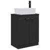 vidaXL Bathroom Vanity with Sink Black 54 x 35 x 83 cm Engineered Wood