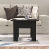 vidaXL Coffee Table Black 55x55x42 cm Engineered Wood