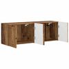 vidaXL TV Wall Cabinet Wall-mounted 2 pcs Old Wood 59.5 x 31 x 40 cm