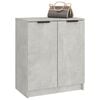 vidaXL Shoe Cabinet Concrete Grey 59x35x70 cm Engineered Wood