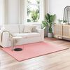 vidaXL Faux Rabbit Fur Rug Olite Pink 160 x 230 cm Polyester