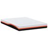 vidaXL Mattress White and Grey 140 x 190 cm Gel Memory Foam