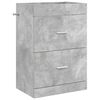 vidaXL Bathroom Under Sink Cabinet Concrete Grey 56 x 37.5 x 81 cm