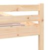 vidaXL Bed Frame without Mattress Solid Wood 135x190 cm Double Double