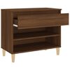 vidaXL Shoe Cabinet Brown Oak 70x36x60 cm Engineered Wood