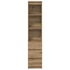 vidaXL Highboard Artisan Oak 37.5x35x180 cm Engineered Wood