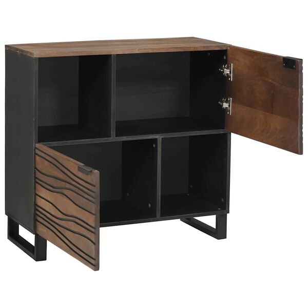 vidaXL Sideboard Brown 80 x 33 x 75 cm Solid mango wood