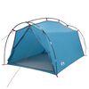 vidaXL Tunnel Tent Blue 2-Person 185T Polyester with PU Coating