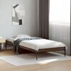 vidaXL Bed Frame without Mattress Brown Oak 90x200 cm