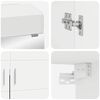 vidaXL Bathroom Furniture Set with Drawer TULUM White Engineered Wood