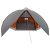 vidaXL Teepee Tent 9-Person Grey and Orange 502 x 502 x 297 cm