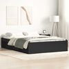 vidaXL Bed Frame without Mattress Black 120x200 cm