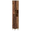 vidaXL Bathroom Cabinet with Open Shelf DELFT Old Wood