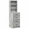 vidaXL Dressing Table Grey 78.5 x 41 x 135 cm Engineered wood