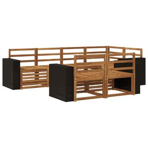 vidaXL Sectional Sofa Set 7 pcs Natural