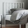 vidaXL Metal Replace Headboard White 80 cm