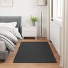 vidaXL Faux Rabbit Fur Rug Olite Black 80 x 150 cm Polyester