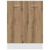 vidaXL Bottom Cabinet Lyon Artisan Oak 60x46x81.5 cm Engineered Wood