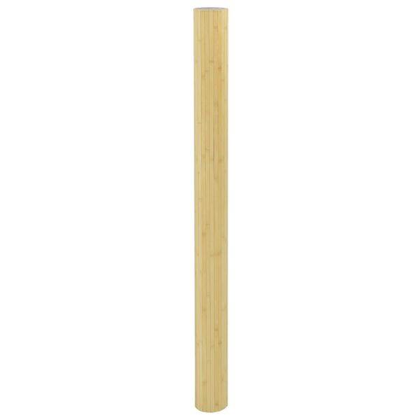 vidaXL Room Divider Light Natural Width 800 cm Height 165 cm Bamboo