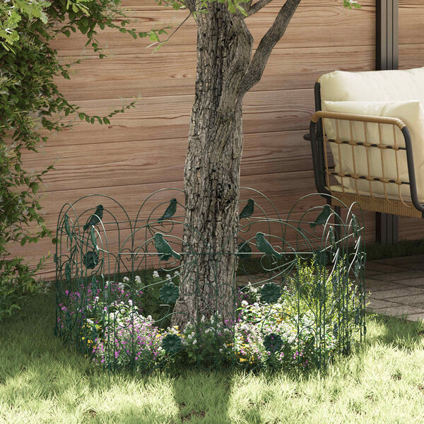 vidaXL Garden Fence Trellis Green 308.5 x 54.5 x 0.3 cm