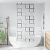 vidaXL Shower Roller Blind with Cassette 90x240 cm Fabric Width 86 cm