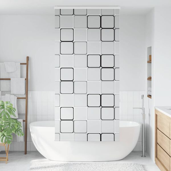 vidaXL Shower Roller Blind with Cassette 90x240 cm Fabric Width 86 cm