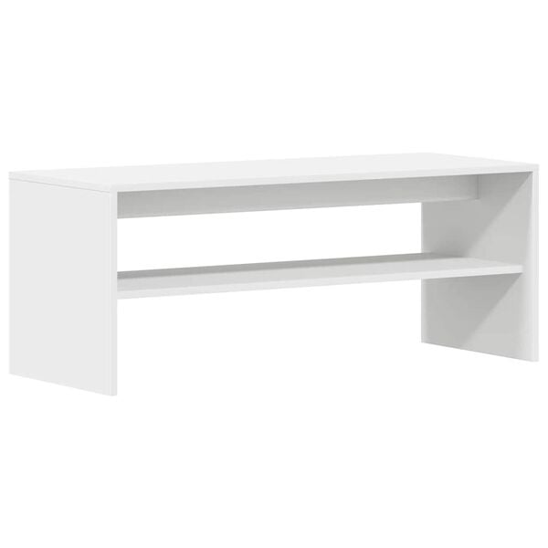 vidaXL TV Cabinet White 100x40x40 cm Engineered Wood