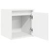 vidaXL Wall-Mounted Bedside Cabinets 2 pcs White 38x34x40 cm