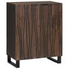 vidaXL Sideboard Walnut 60 x 33.5 x 75 cm Solid Mango Wood