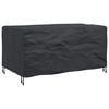 vidaXL Furniture Cover Plain Black 160 x 100 x 70 cm 600D