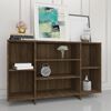 vidaXL Sideboard Brown Oak 120x30x75 cm Engineered Wood