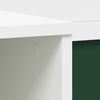vidaXL Desk with Open Storage and Chalkboard ROROS White and Grey