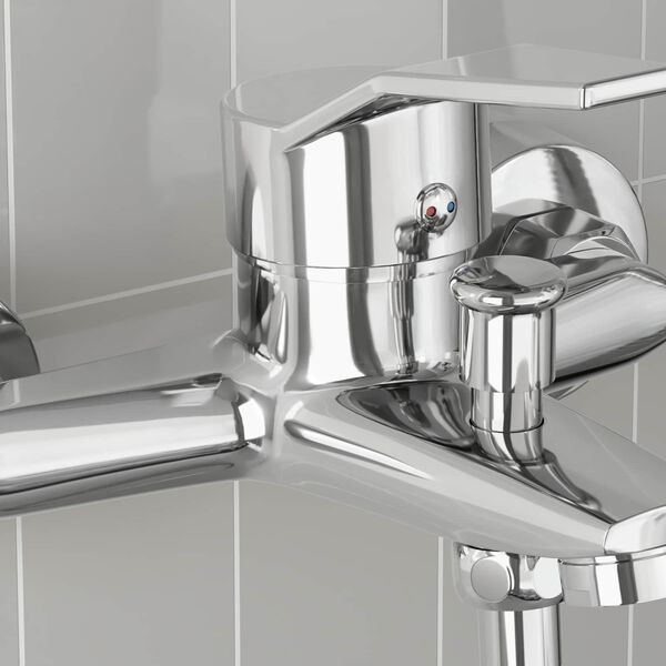 vidaXL Shower Mixer Tap Chrome G 1 / 2 inches