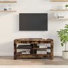 vidaXL Corner TV Cabinet Smoked Oak 102 x 40.5 x 45 cm Engineered Wood