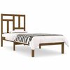 vidaXL Bed Frame without Mattress Honey Brown 100x200 cm Solid Wood Pine
