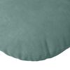 vidaXL Seat Cushions 2 pcs Sea Green Ø 40 x 13 cm Velvet