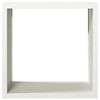 vidaXL Firewood Rack White 100x40x100 cm Steel