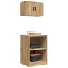 vidaXL Garage Cabinets 2 pcs Artisan Oak Engineered Wood