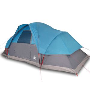 vidaXL Family Tent Dome 9-Person Blue Waterproof