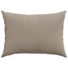 vidaXL Sofa Pillows 2 pcs Taupe 70 x 50 cm Fabric