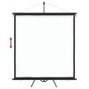 vidaXL Projection Screen with Tripod 81" 1:1