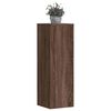 vidaXL Plant Stand Brown Oak 33x33x100 cm Engineered Wood